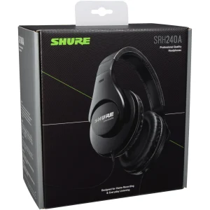 سماعات ستوديو هيدفون Shure SRH240A المغلقة من الخلف فوق الأذن Shure SRH240A Closed-Back Over-Ear Headphones1