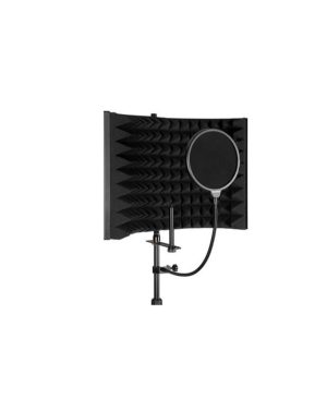 Microphone Isolation Shield for Mic and Pop Filter