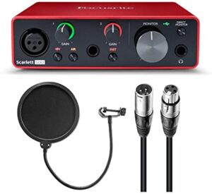 Scarlett Solo 3rd Gen , filter & Xlr