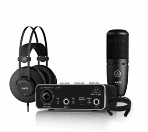 UM2 , AKG P120, AKG K52 & Cable xlr